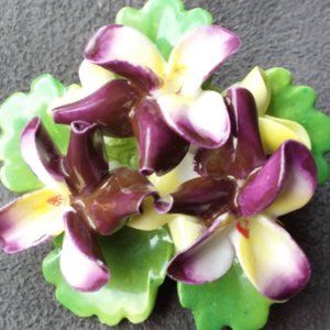 Vintage Cara Brooch, Staffordshire Pancy England
